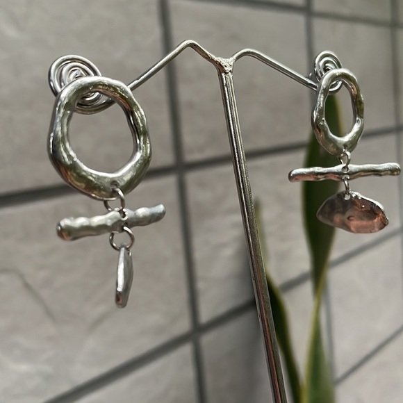 Antique drop silver earrings | NWT - Picture 8 of 16